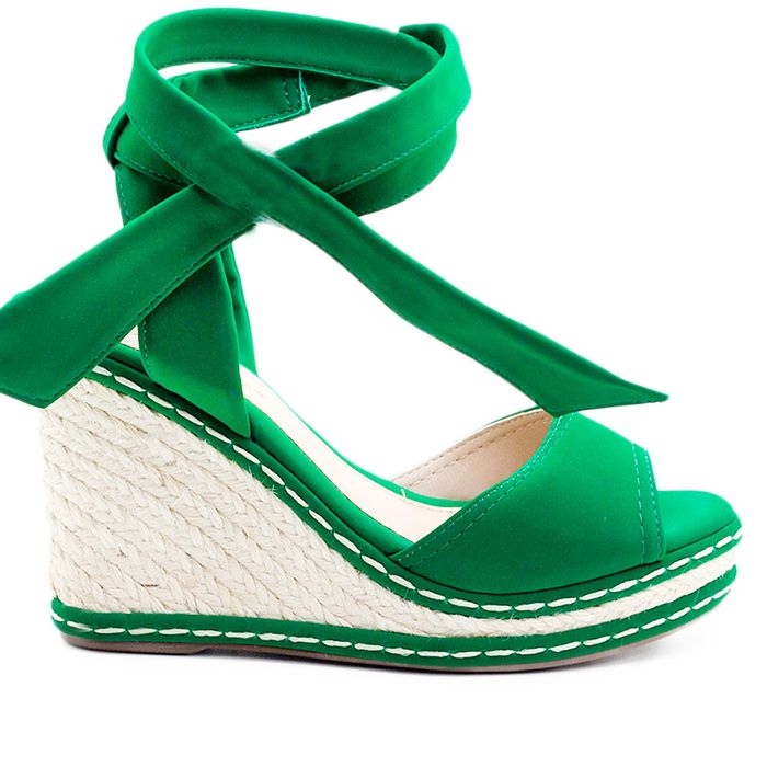 sapato femininos verde bandeira