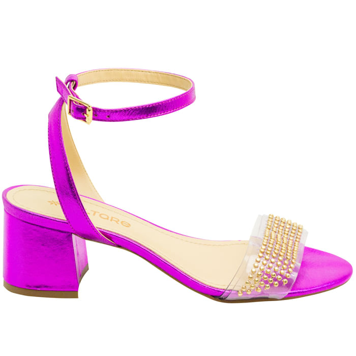 Loafer Feminino Couro Metallic Pink - Shoes to Love